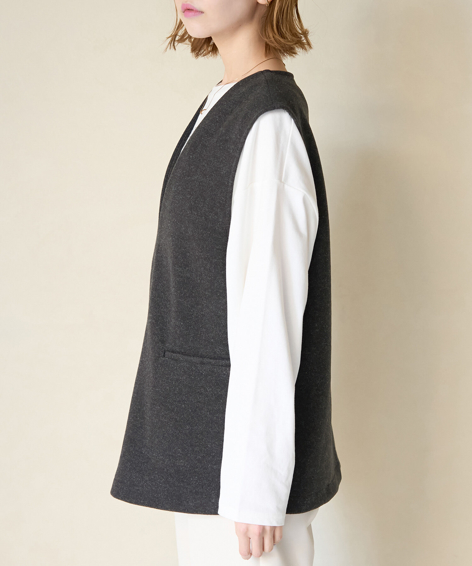 Rope&rsquo;Picnic「セットアップ対応/ベストトップス」|ベスト・ジレ|