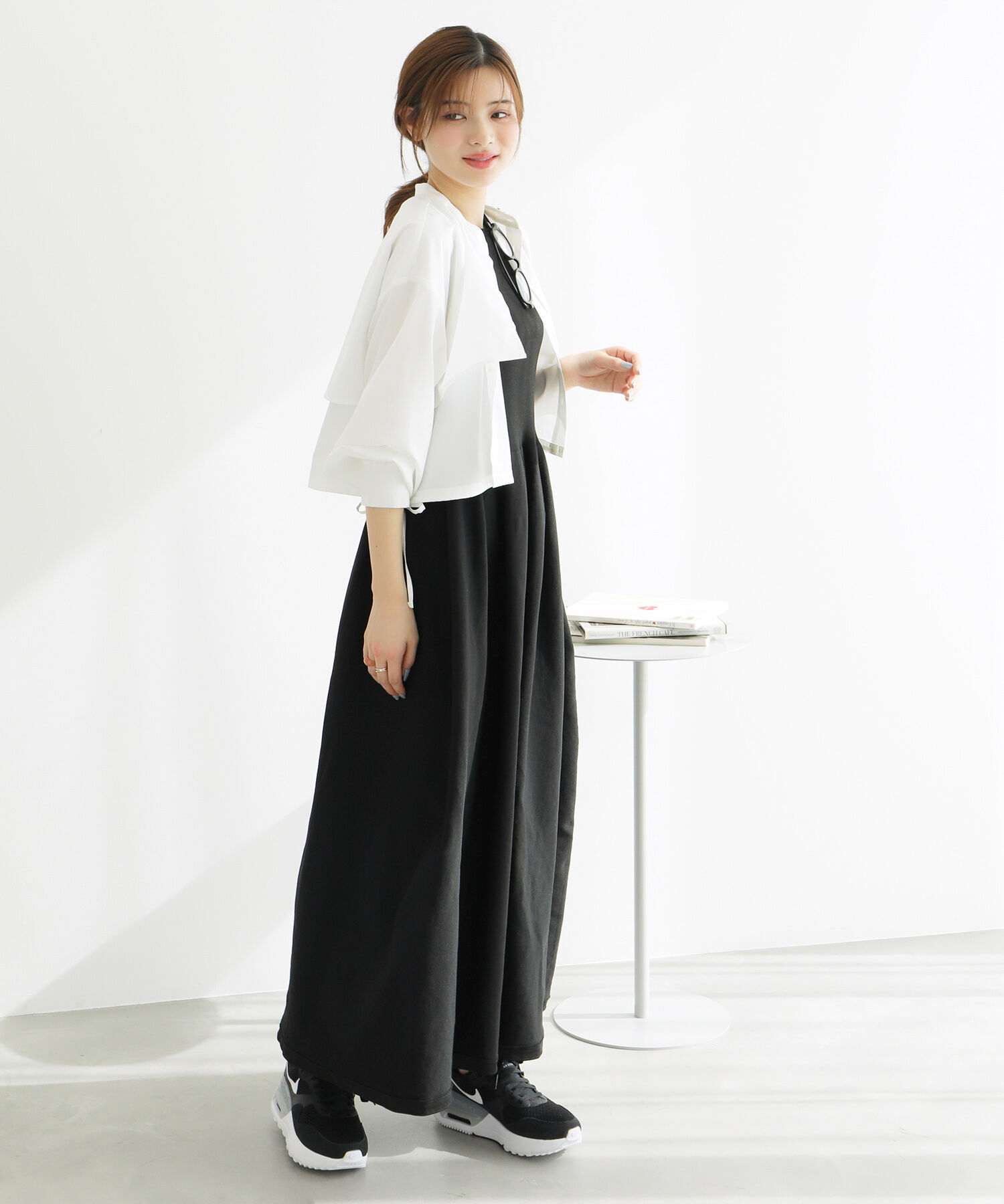 Rope&rsquo;Picnic「ヨークドロストクロップドシャツ」|シャツ・ブラウス|