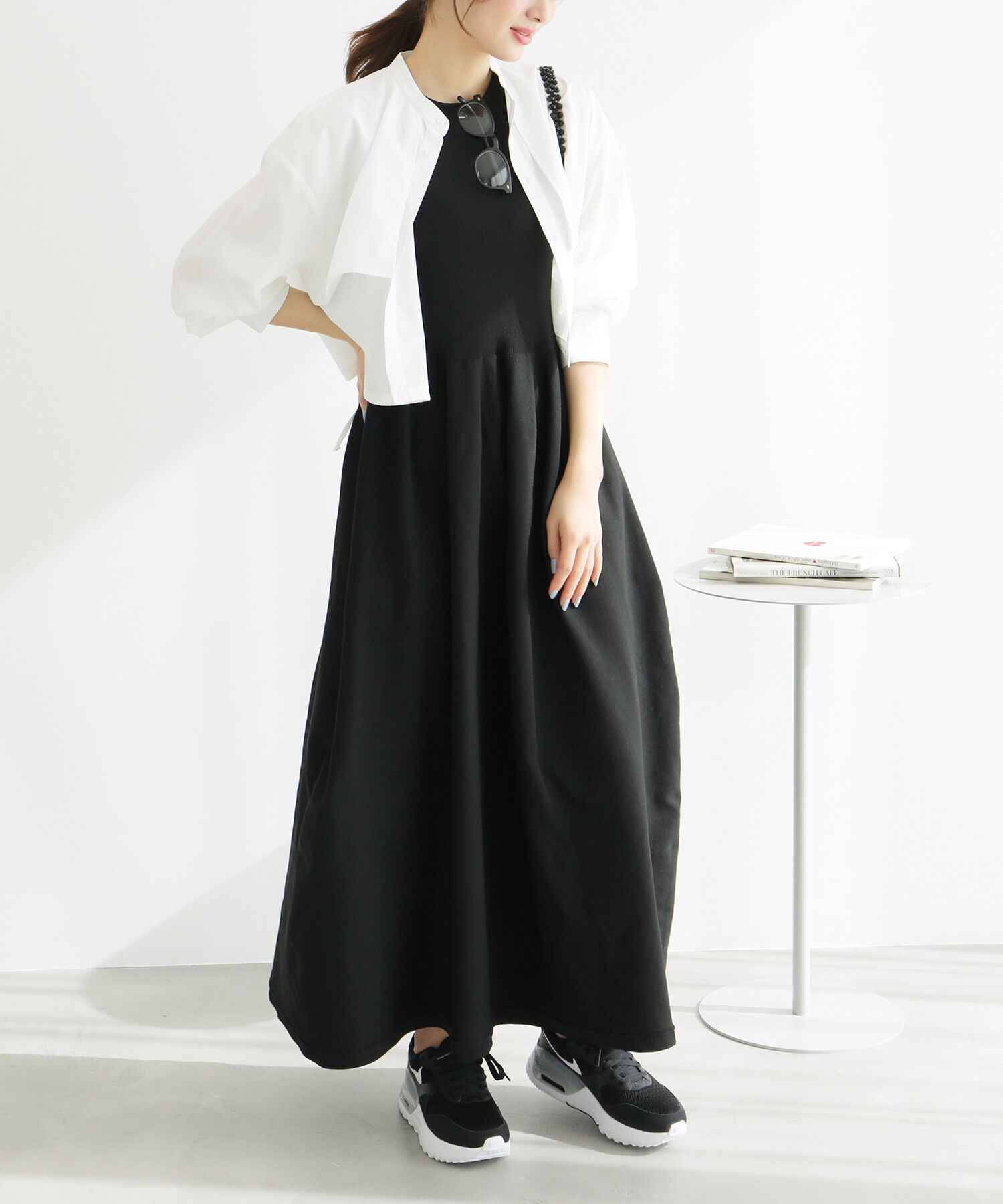 Rope&rsquo;Picnic「ヨークドロストクロップドシャツ」|シャツ・ブラウス|