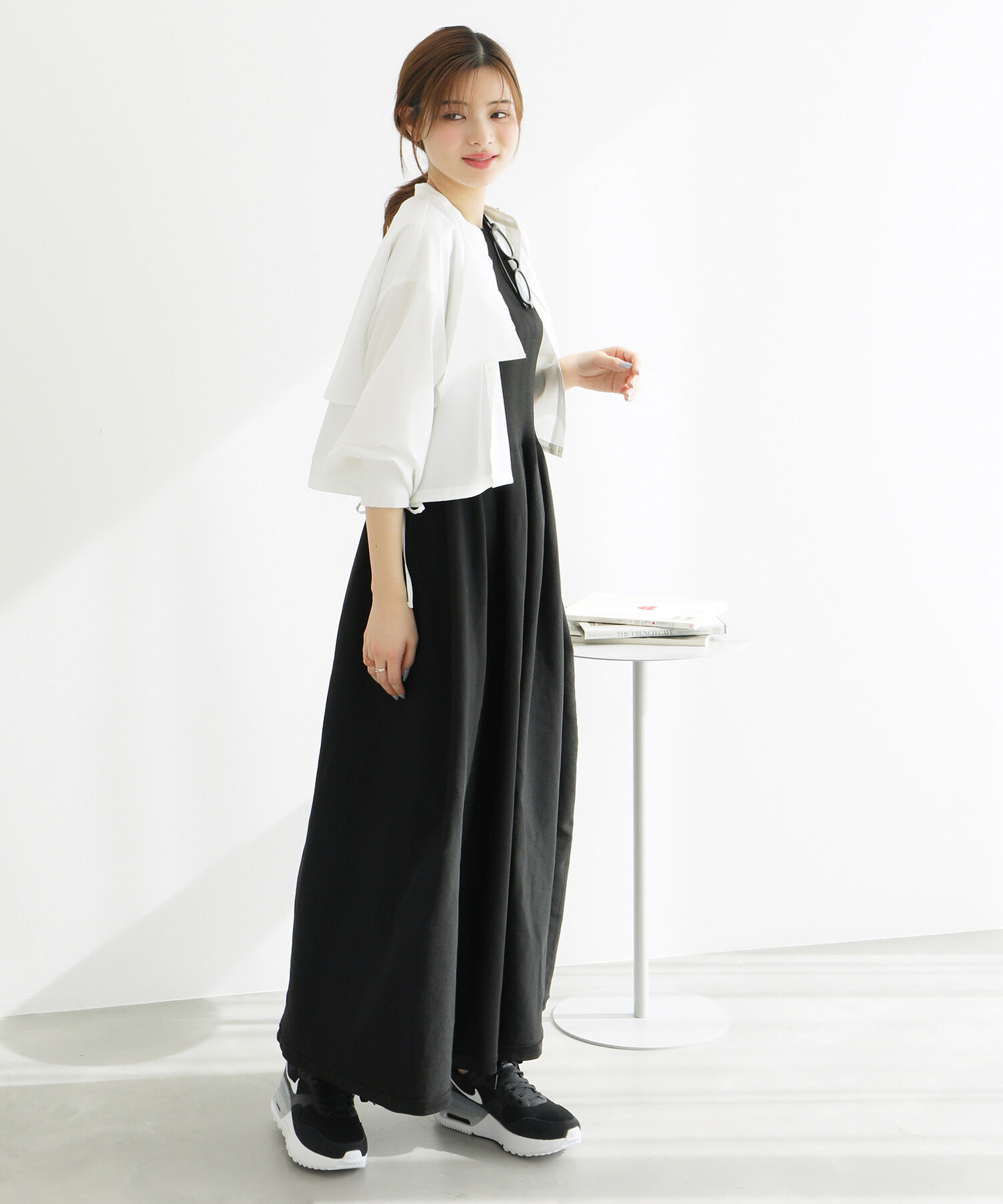 Rope&rsquo;Picnic「ヨークドロストクロップドシャツ」|シャツ・ブラウス|