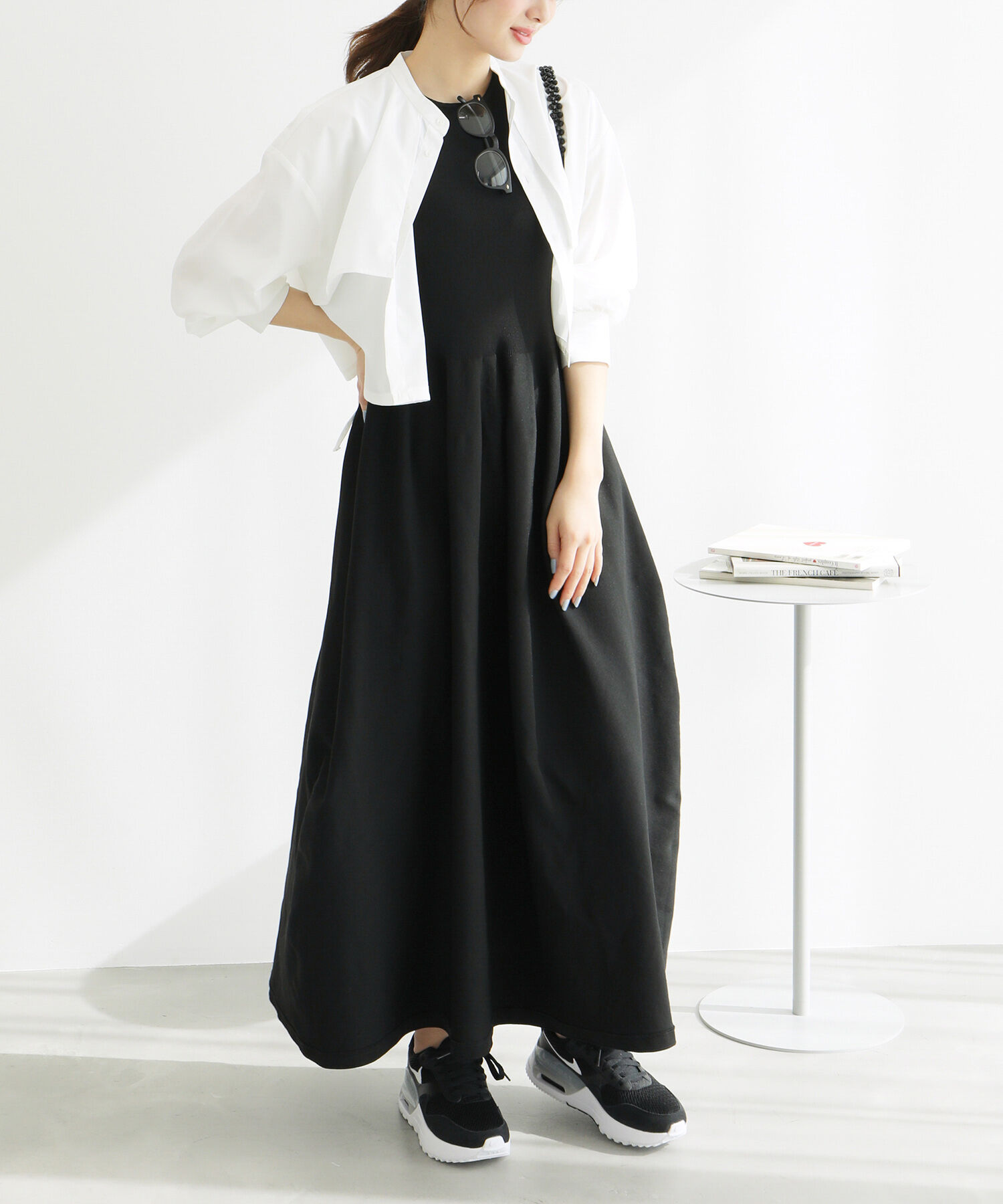 Rope&rsquo;Picnic「ヨークドロストクロップドシャツ」|シャツ・ブラウス|