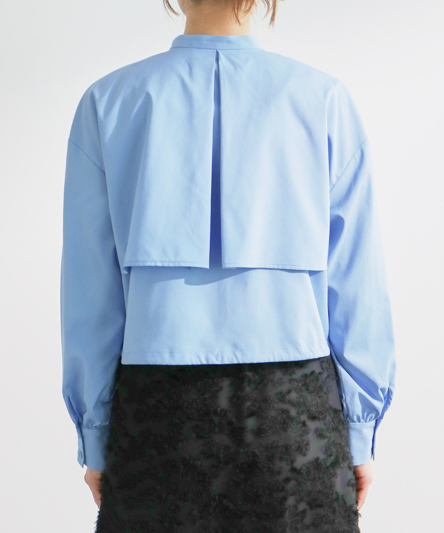 Rope&rsquo;Picnic「ヨークドロストクロップドシャツ」|シャツ・ブラウス|