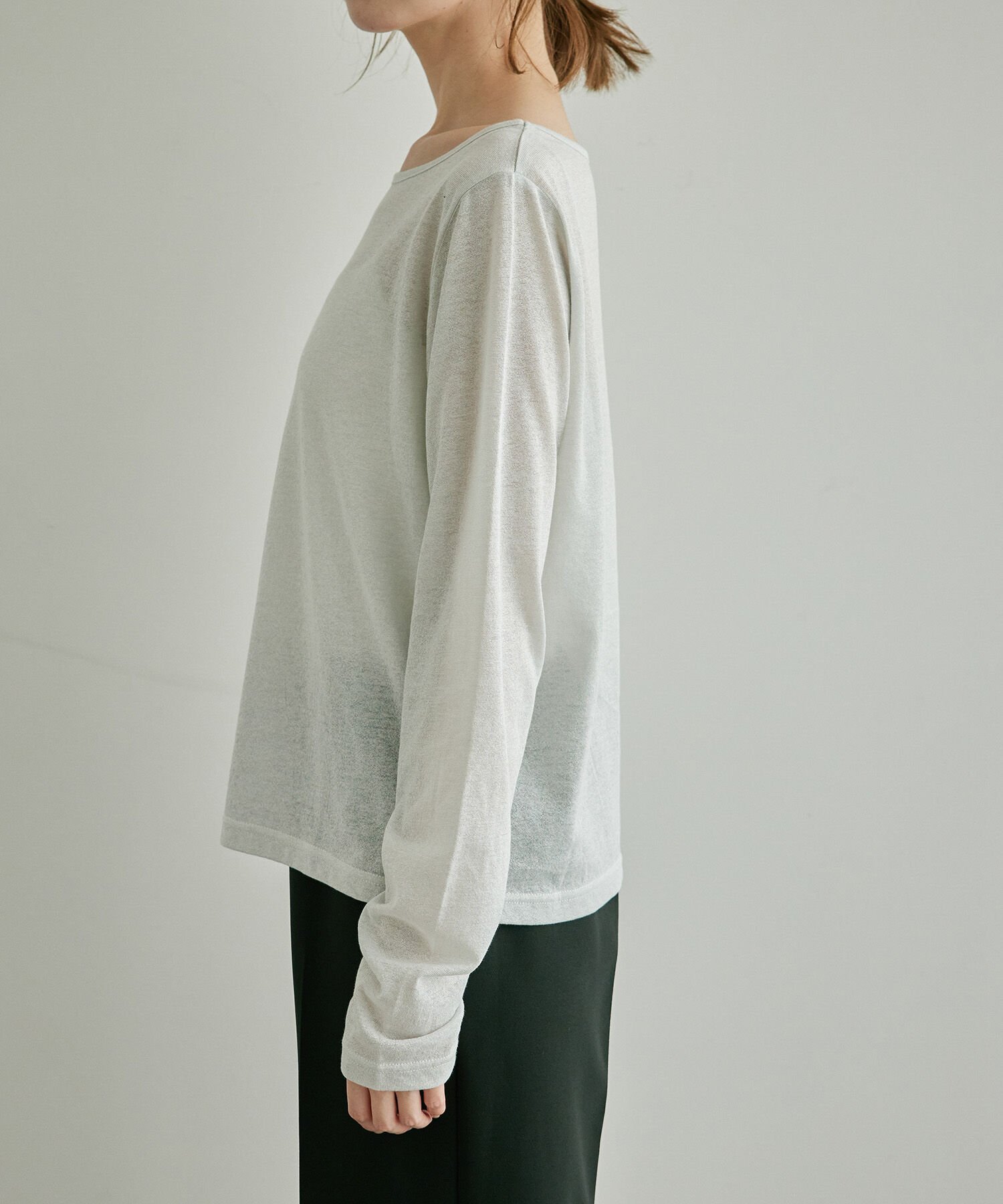 Rope&rsquo;Picnic「シアーラメインナーカットソー」|Tシャツ・カットソー|