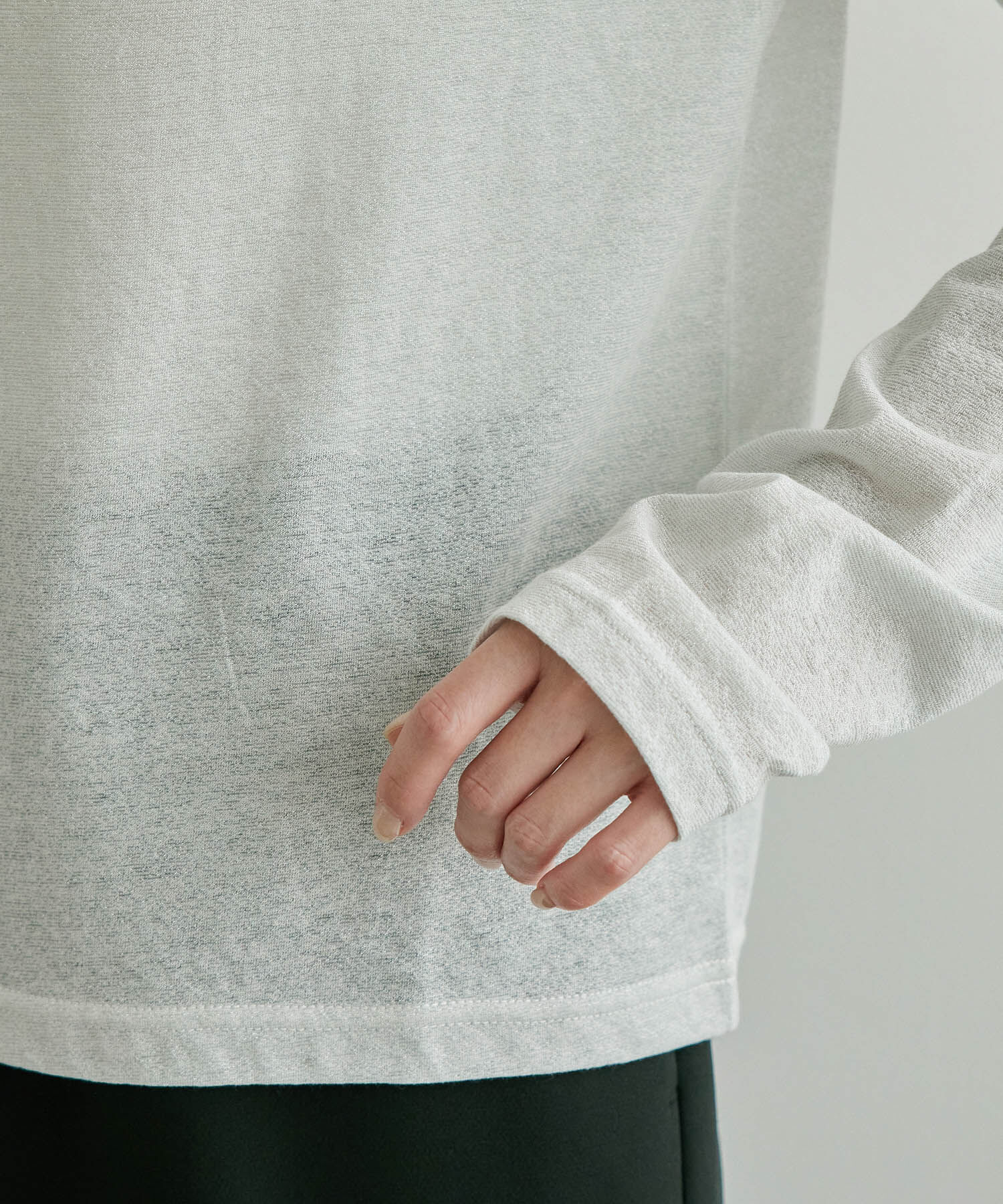 Rope&rsquo;Picnic「シアーラメインナーカットソー」|Tシャツ・カットソー|