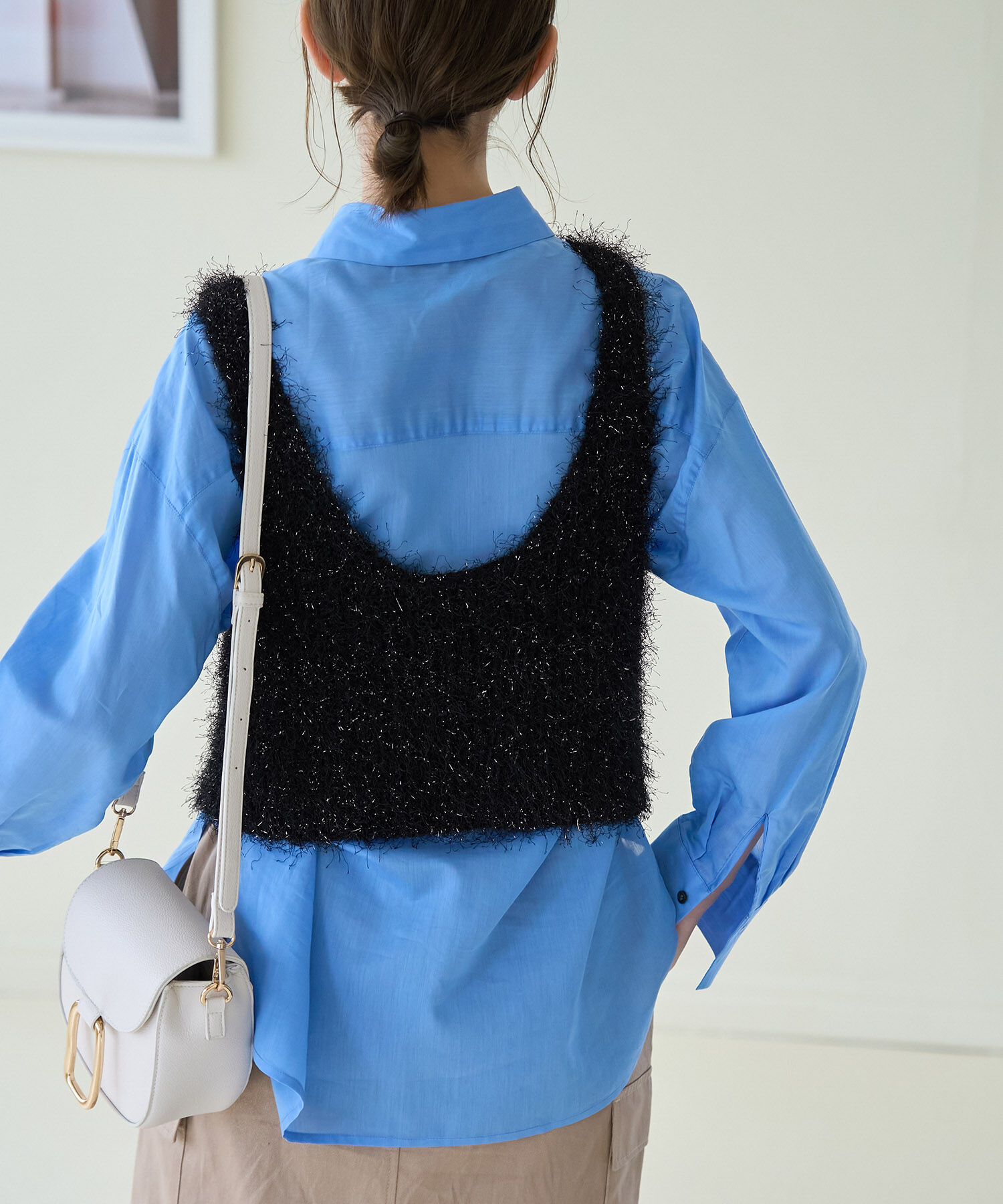 Rope&rsquo;Picnic「ラメフェザージレ/2WAY・リンクコーデ」|ベスト・ジレ|