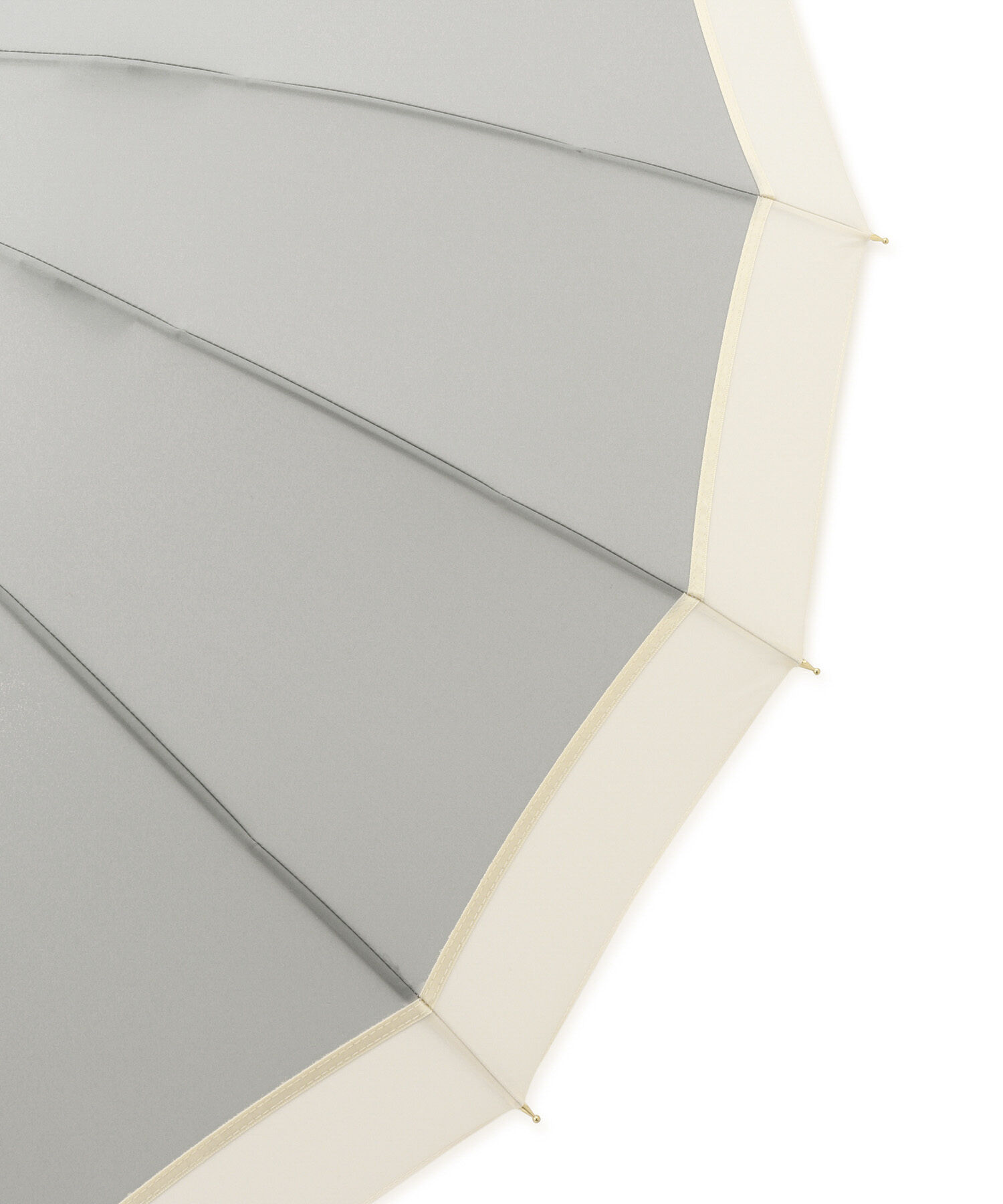 ROPE PICNIC PASSAGE「【Wpc.】晴雨兼用/16本切り継ぎラインロングアンブレラ」|傘|