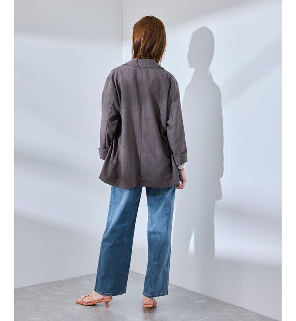 Rope&rsquo;Picnic「【ウエスト革命デニム】ウエストシェイプストレートデニムパンツ」|デニム|