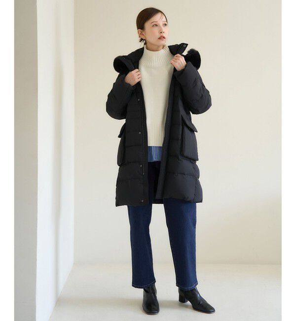 Rope&rsquo;Picnic「【ウエスト革命デニム】ウエストシェイプストレートデニムパンツ」|デニム|