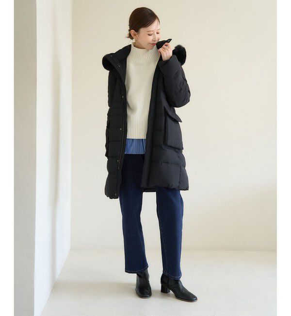 Rope&rsquo;Picnic「【ウエスト革命デニム】ウエストシェイプストレートデニムパンツ」|デニム|