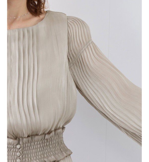 Rope&rsquo;Picnic「MonEtoile シャイニープリーツDress」|ドレス|