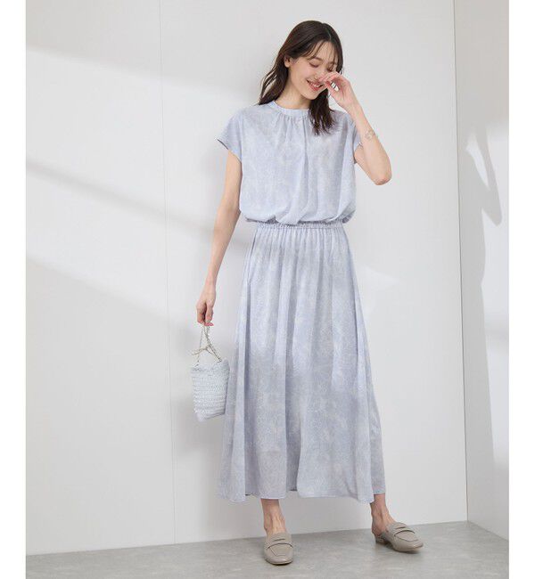 Rope&rsquo;Picnic「【WEB限定サイズ】着丈が選べるアソート総柄ワンピース」|ワンピース|