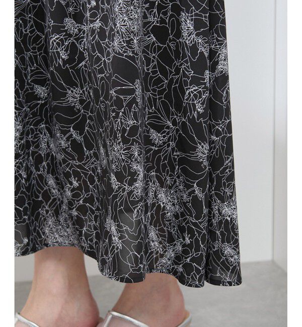 Rope&rsquo;Picnic「【WEB限定サイズ】着丈が選べるアソート総柄ワンピース」|ワンピース|