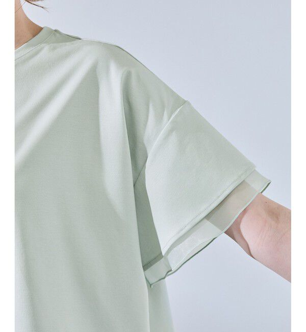 Rope&rsquo;Picnic「【UVカット・接触冷感】着丈が選べる70シルケットシアードッキングトップス」|Tシャツ・カットソー|