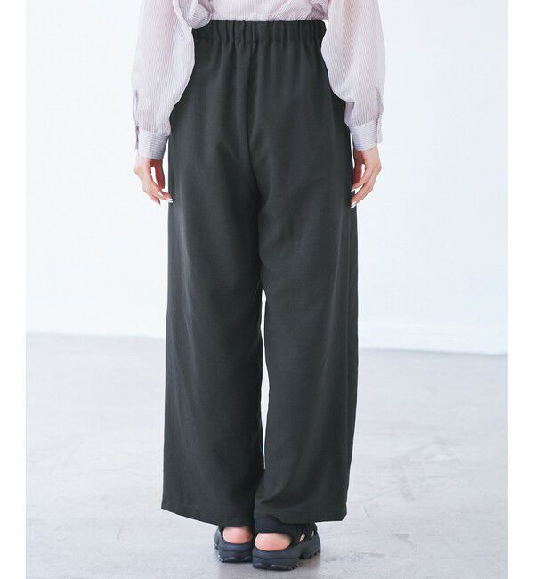 Rope&rsquo;Picnic「【吸水速乾・防シワ】エフォートレスリラックスイージーワイドパンツ」|チノ|