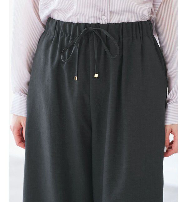Rope&rsquo;Picnic「【吸水速乾・防シワ】エフォートレスリラックスイージーワイドパンツ」|チノ|