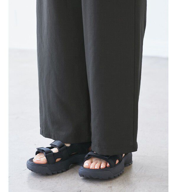 Rope&rsquo;Picnic「【吸水速乾・防シワ】エフォートレスリラックスイージーワイドパンツ」|チノ|