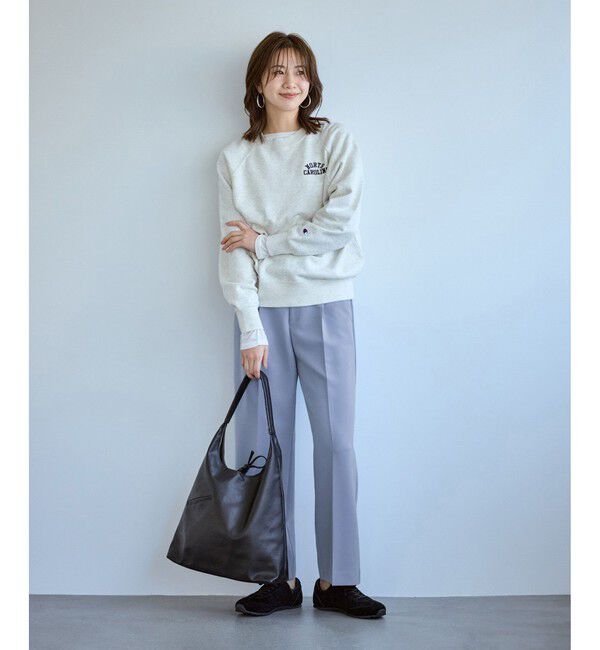 Rope&rsquo;Picnic「【WEB限定カラー】360&deg;ウルトラストレッチ ワイドパンツ/花粉ガード・セットアップ対応」|チノ|