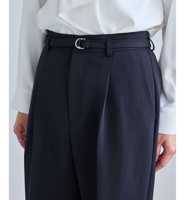 Rope&rsquo;Picnic「【WEB限定カラー】360&deg;ウルトラストレッチ ワイドパンツ/花粉ガード・セットアップ対応」|チノ|