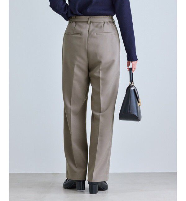 Rope&rsquo;Picnic「【WEB限定カラー】360&deg;ウルトラストレッチ ワイドパンツ/花粉ガード・セットアップ対応」|チノ|