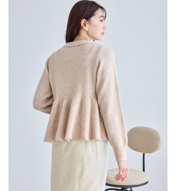 Rope&rsquo;Picnic「アンゴラ混ペプラムニット」|ニット・セーター|