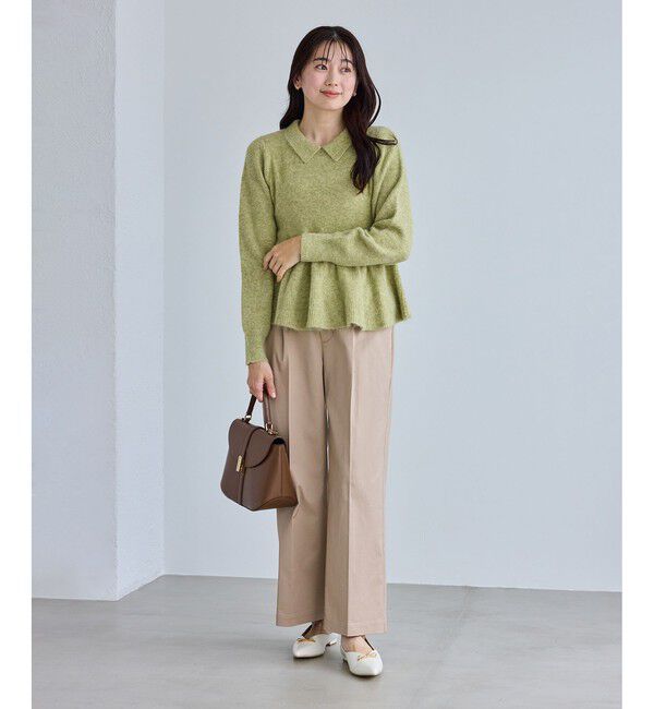 Rope&rsquo;Picnic「アンゴラ混ペプラムニット」|ニット・セーター|