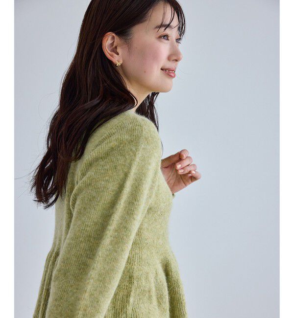 Rope&rsquo;Picnic「アンゴラ混ペプラムニット」|ニット・セーター|