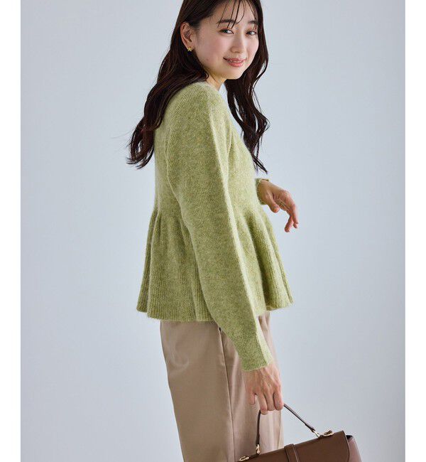 Rope&rsquo;Picnic「アンゴラ混ペプラムニット」|ニット・セーター|