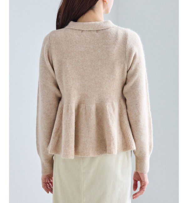 Rope&rsquo;Picnic「アンゴラ混ペプラムニット」|ニット・セーター|