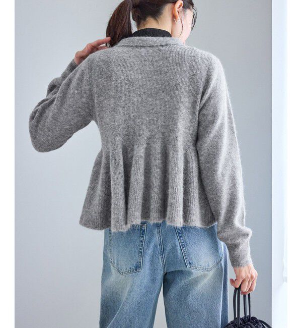 Rope&rsquo;Picnic「アンゴラ混ペプラムニット」|ニット・セーター|