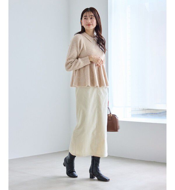 Rope&rsquo;Picnic「アンゴラ混ペプラムニット」|ニット・セーター|