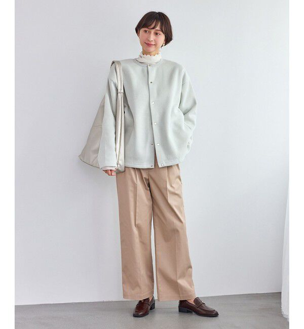 Rope&rsquo;Picnic「【DISCUS ATHLETIC/ディスカスアスレチック】裏シャギーボンディングノーカラージャケット」|カーディガン|