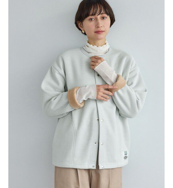 Rope&rsquo;Picnic「【DISCUS ATHLETIC/ディスカスアスレチック】裏シャギーボンディングノーカラージャケット」|カーディガン|