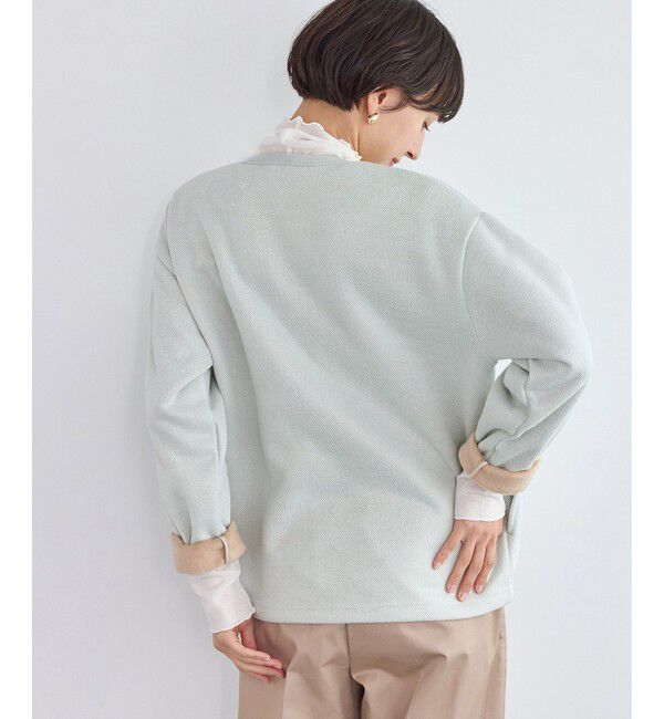 Rope&rsquo;Picnic「【DISCUS ATHLETIC/ディスカスアスレチック】裏シャギーボンディングノーカラージャケット」|カーディガン|