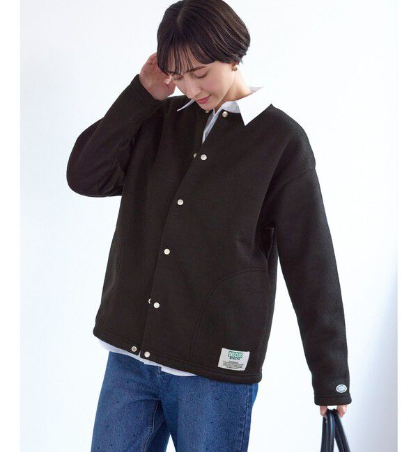Rope&rsquo;Picnic「【DISCUS ATHLETIC/ディスカスアスレチック】裏シャギーボンディングノーカラージャケット」|カーディガン|