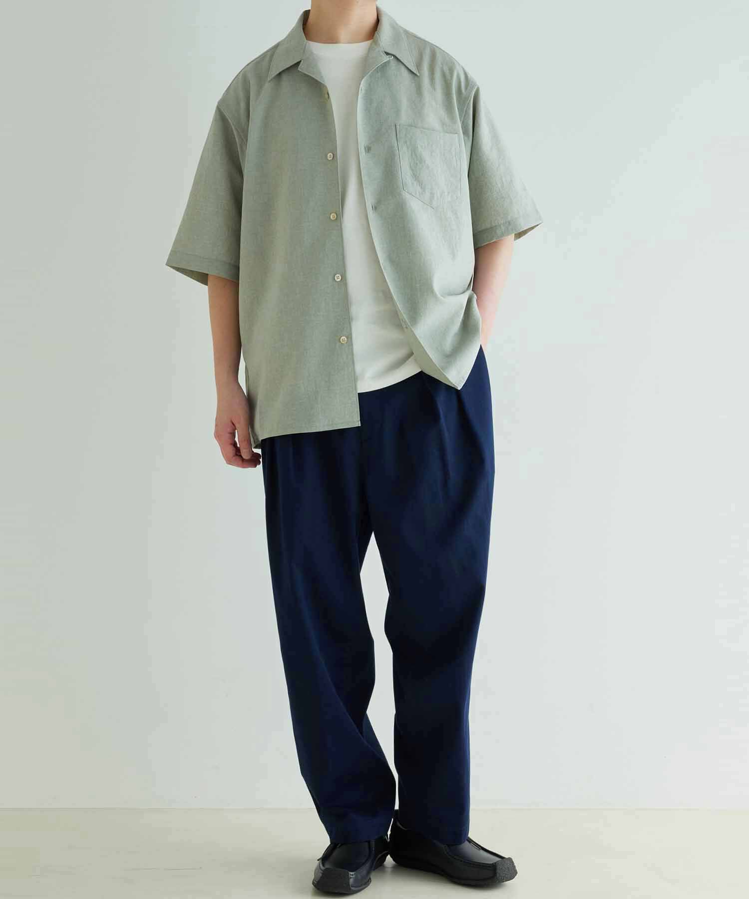 ADAM ET ROPE'「オーバーサイズ オープンカラーシャツ/開襟/イージーケア/吸水速乾」|シャツ・ブラウス|