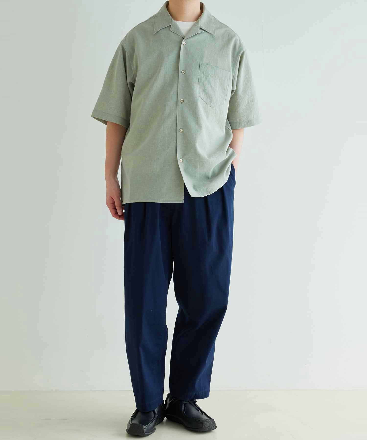 ADAM ET ROPE'「オーバーサイズ オープンカラーシャツ/開襟/イージーケア/吸水速乾」|シャツ・ブラウス|