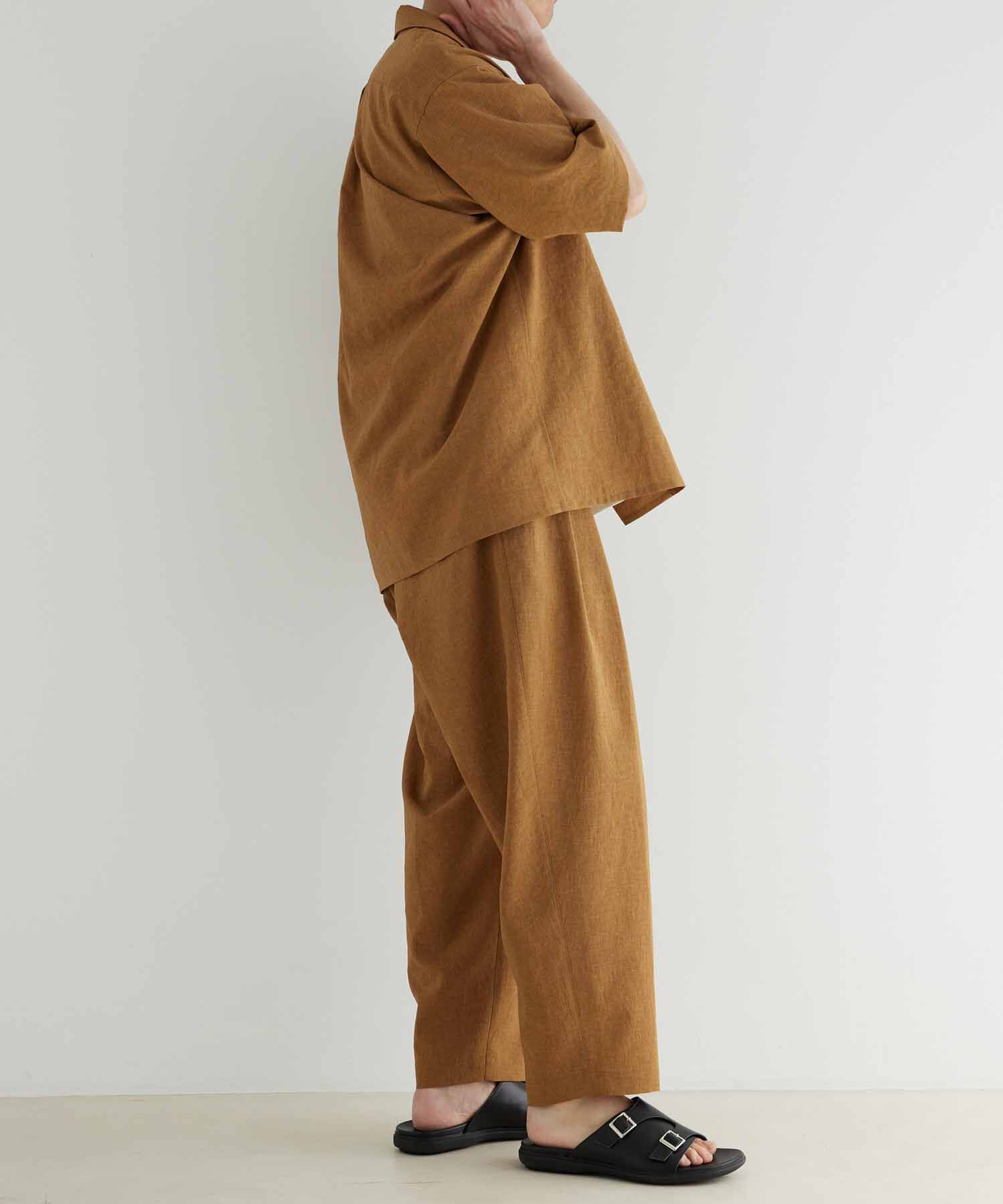 ADAM ET ROPE'「オーバーサイズ オープンカラーシャツ/開襟/イージーケア/吸水速乾」|シャツ・ブラウス|