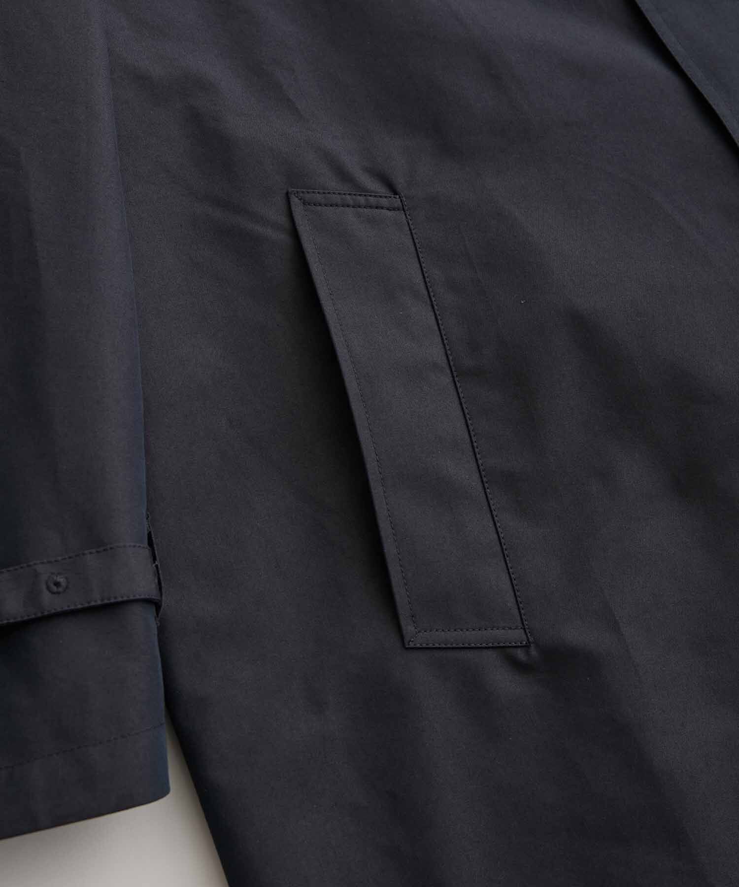 ADAM ET ROPE'「【WEB限定】玉虫色 ボリュームスリーブ バルマカーン ロング ステンカラーコート / ユニセックス」|ステンカラーコート|