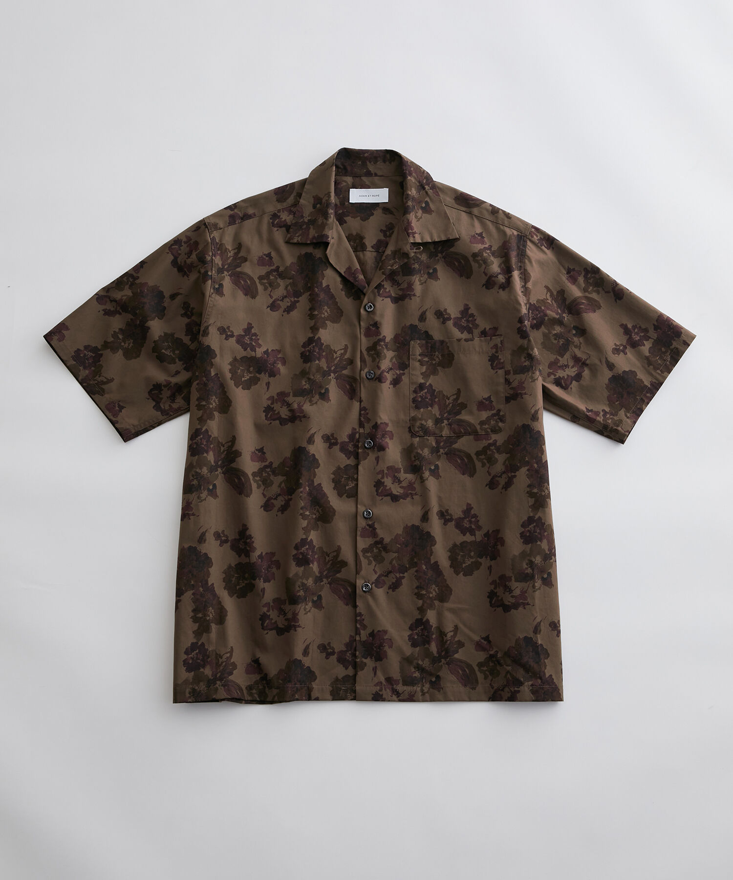 ADAM ET ROPE'「アソート プリント オーバーサイズ オープンカラー シャツ / セットアップ対応」|シャツ・ブラウス|