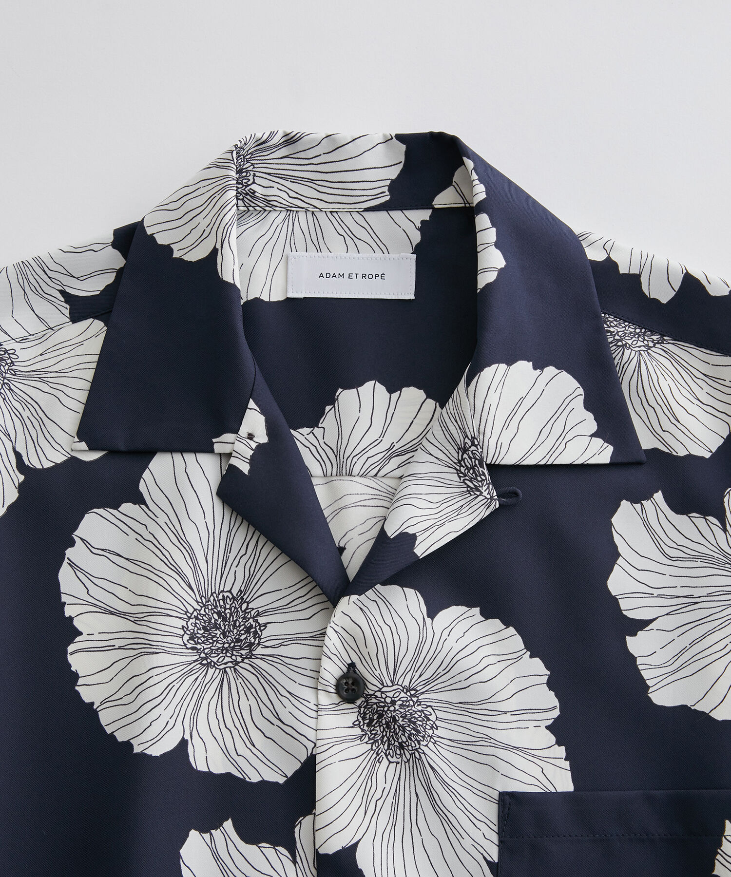 ADAM ET ROPE'「アソート プリント オーバーサイズ オープンカラー シャツ / セットアップ対応」|シャツ・ブラウス|