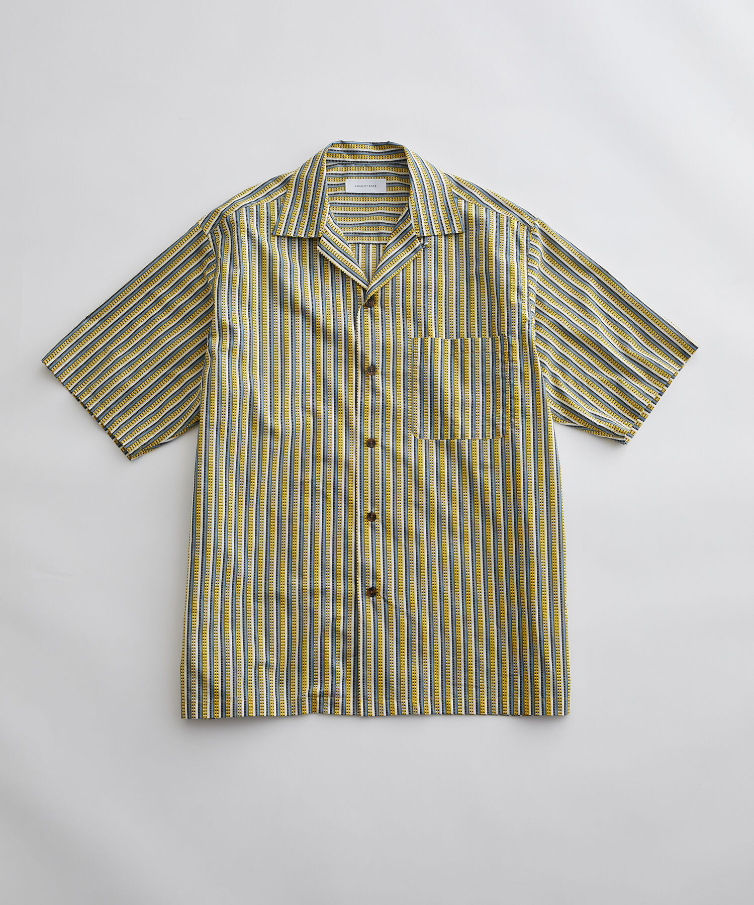 ADAM ET ROPE'「アソート プリント オーバーサイズ オープンカラー シャツ / セットアップ対応」|シャツ・ブラウス|