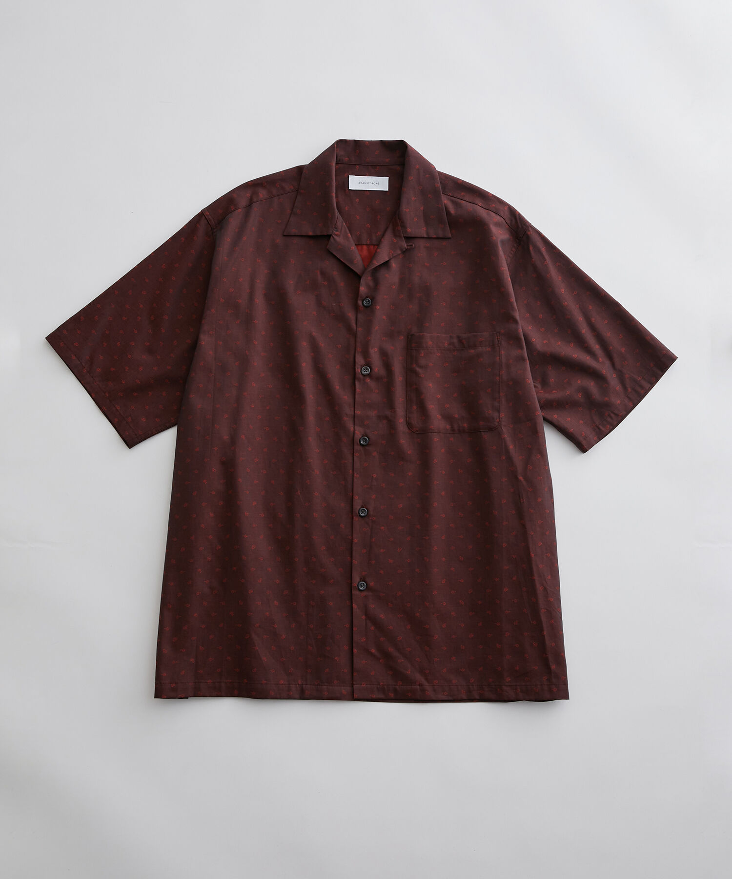 ADAM ET ROPE'「アソート プリント オーバーサイズ オープンカラー シャツ / セットアップ対応」|シャツ・ブラウス|