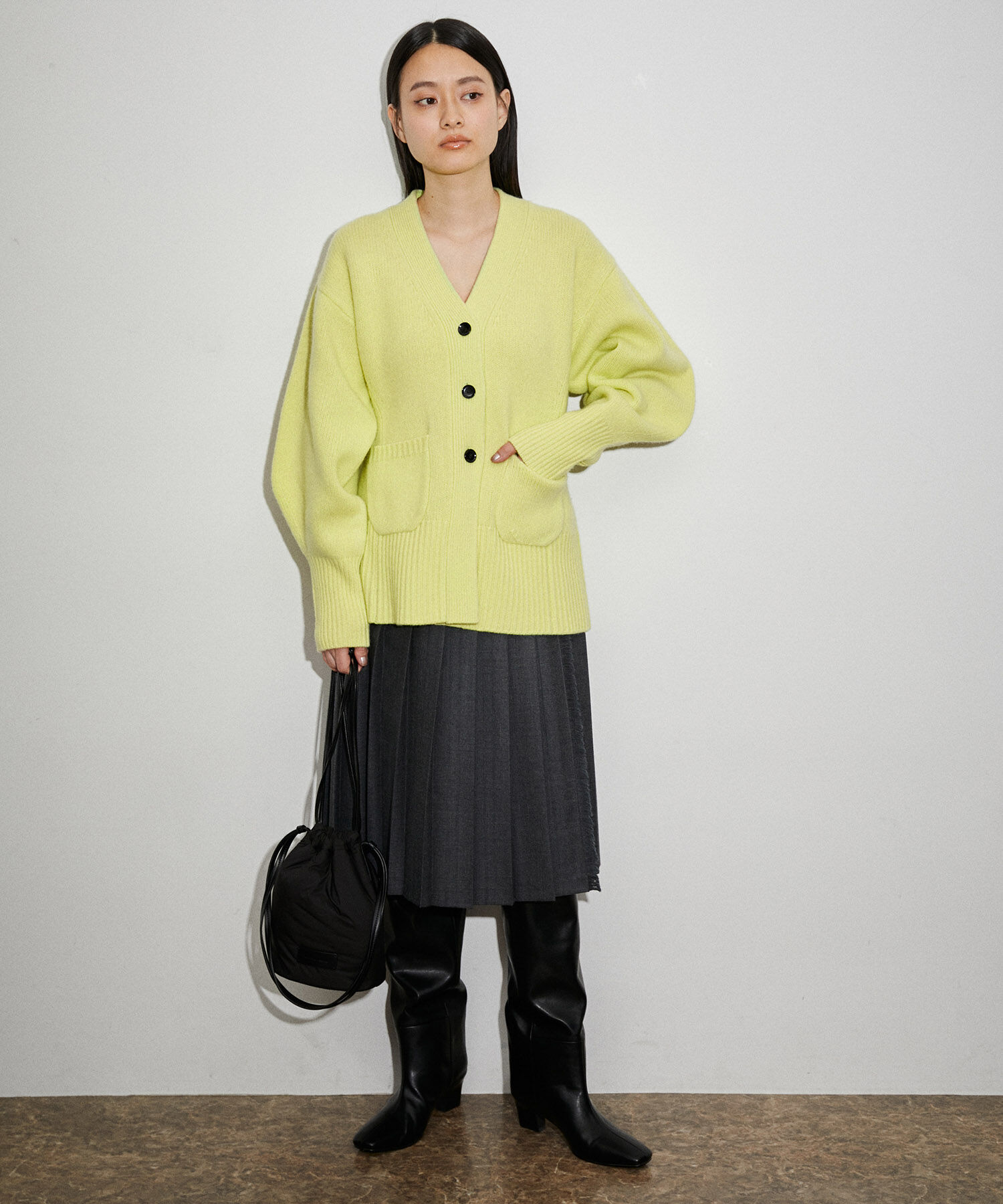 ADAM ET ROPE'「ナロースクエアトゥロングブーツ」|その他|