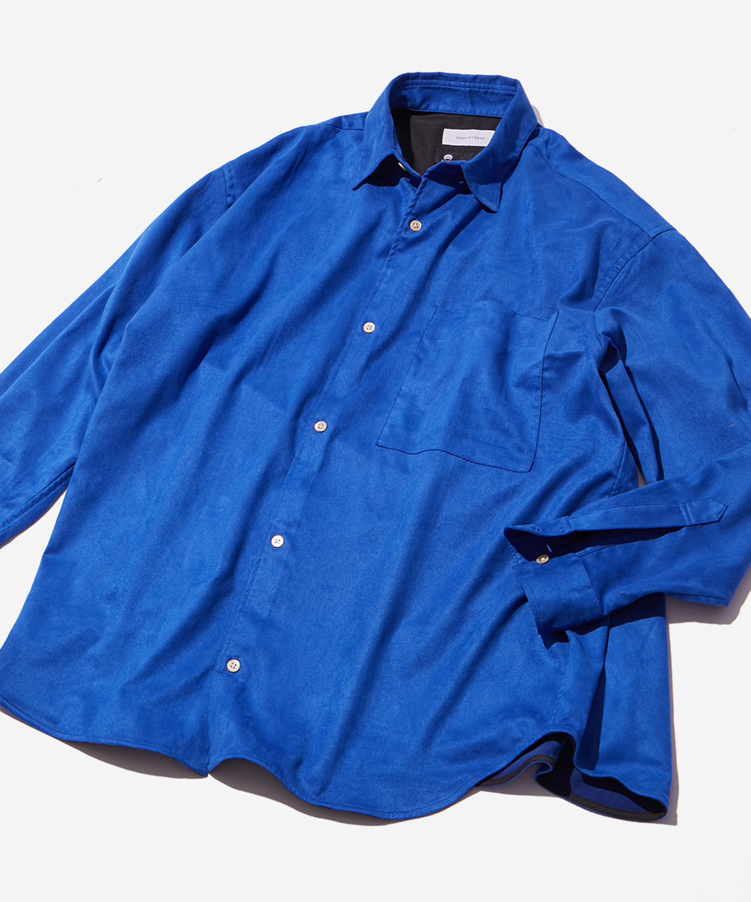 ADAM ET ROPE'「【小松マテーレ】コマスエード ビッグシルエットシャツ / イージーケア / 3シーズン着用可能 / ユニセック」|シャツ・ブラウス|