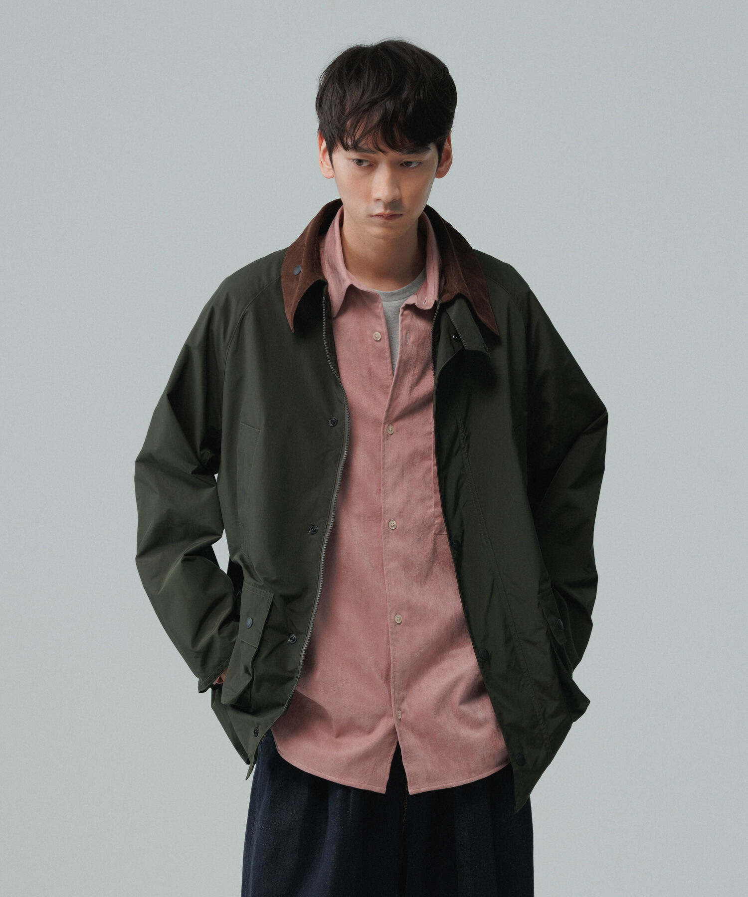 ADAM ET ROPE'「【小松マテーレ】コマスエード ビッグシルエットシャツ / イージーケア / 3シーズン着用可能 / ユニセック」|シャツ・ブラウス|