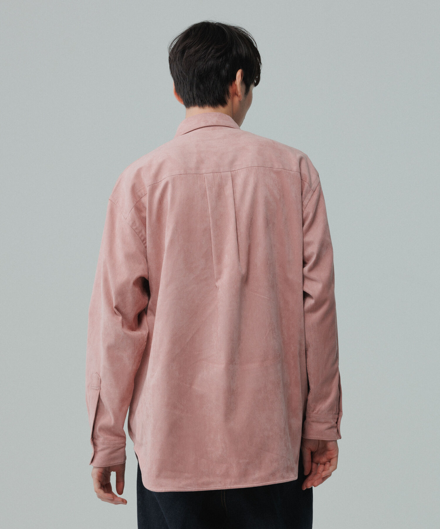 ADAM ET ROPE'「【小松マテーレ】コマスエード ビッグシルエットシャツ / イージーケア / 3シーズン着用可能 / ユニセック」|シャツ・ブラウス|