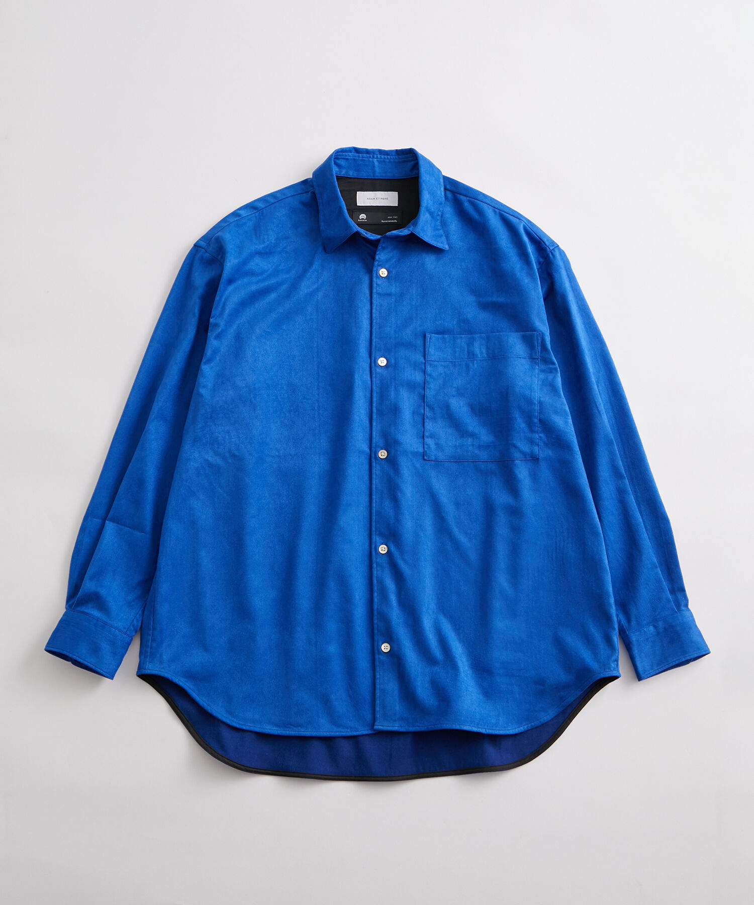 ADAM ET ROPE'「【小松マテーレ】コマスエード ビッグシルエットシャツ / イージーケア / 3シーズン着用可能 / ユニセック」|シャツ・ブラウス|
