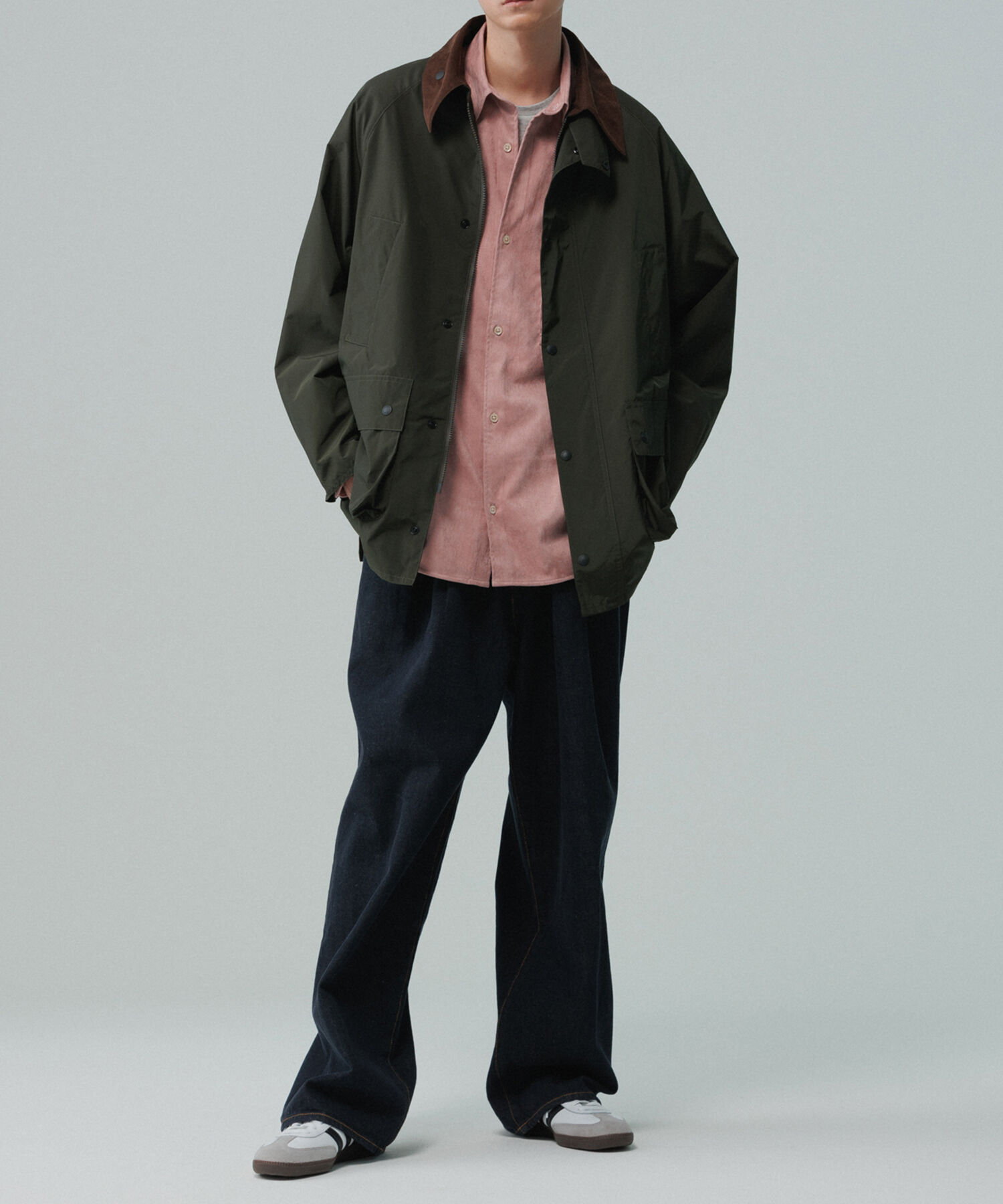 ADAM ET ROPE'「【小松マテーレ】コマスエード ビッグシルエットシャツ / イージーケア / 3シーズン着用可能 / ユニセック」|シャツ・ブラウス|