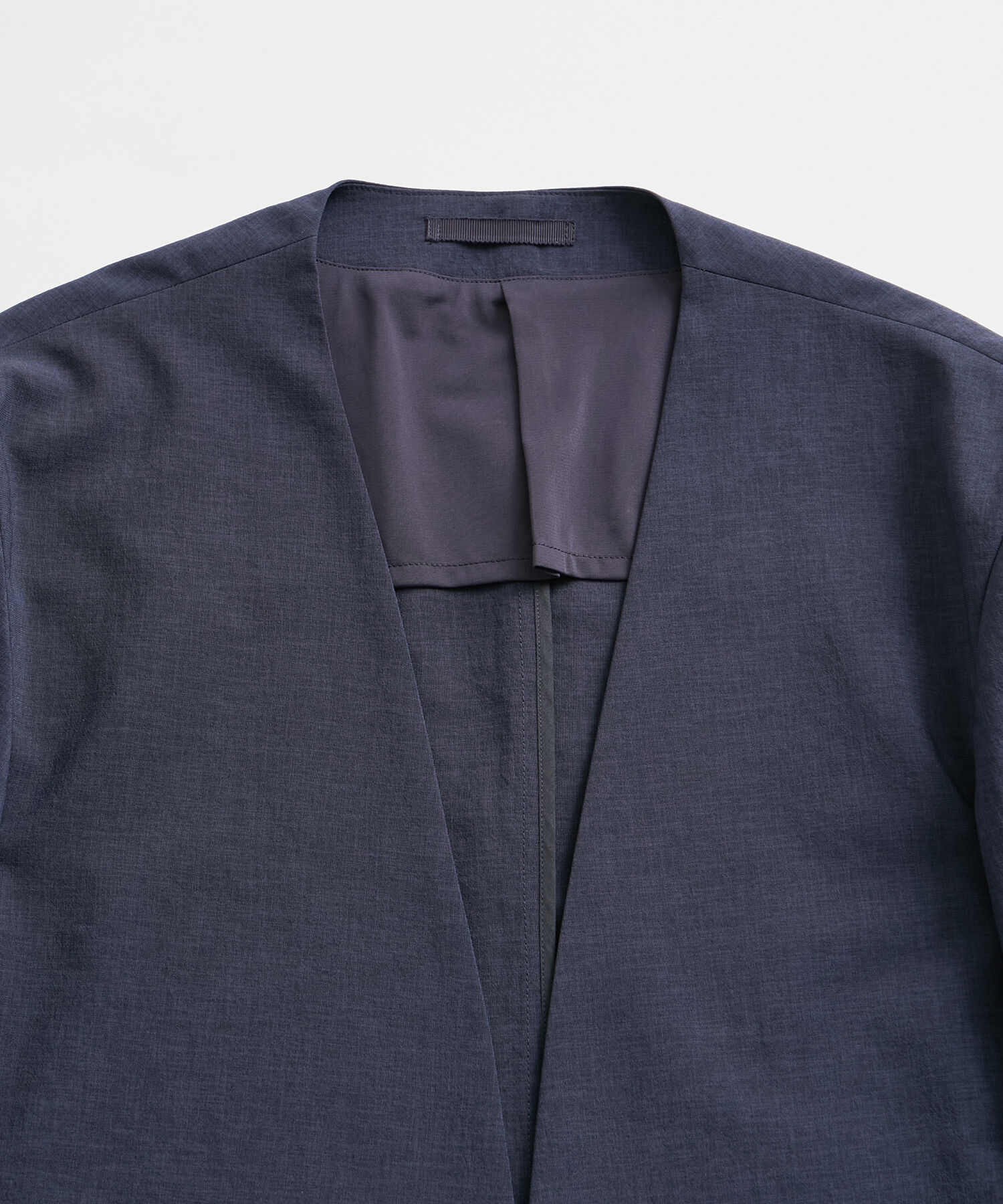 ADAM ET ROPE'「2点セット【RIRANCHA / リランチェ】セットアップ / ノーカラージャケット＆イージーパンツ / イージーケア」|スーツ|