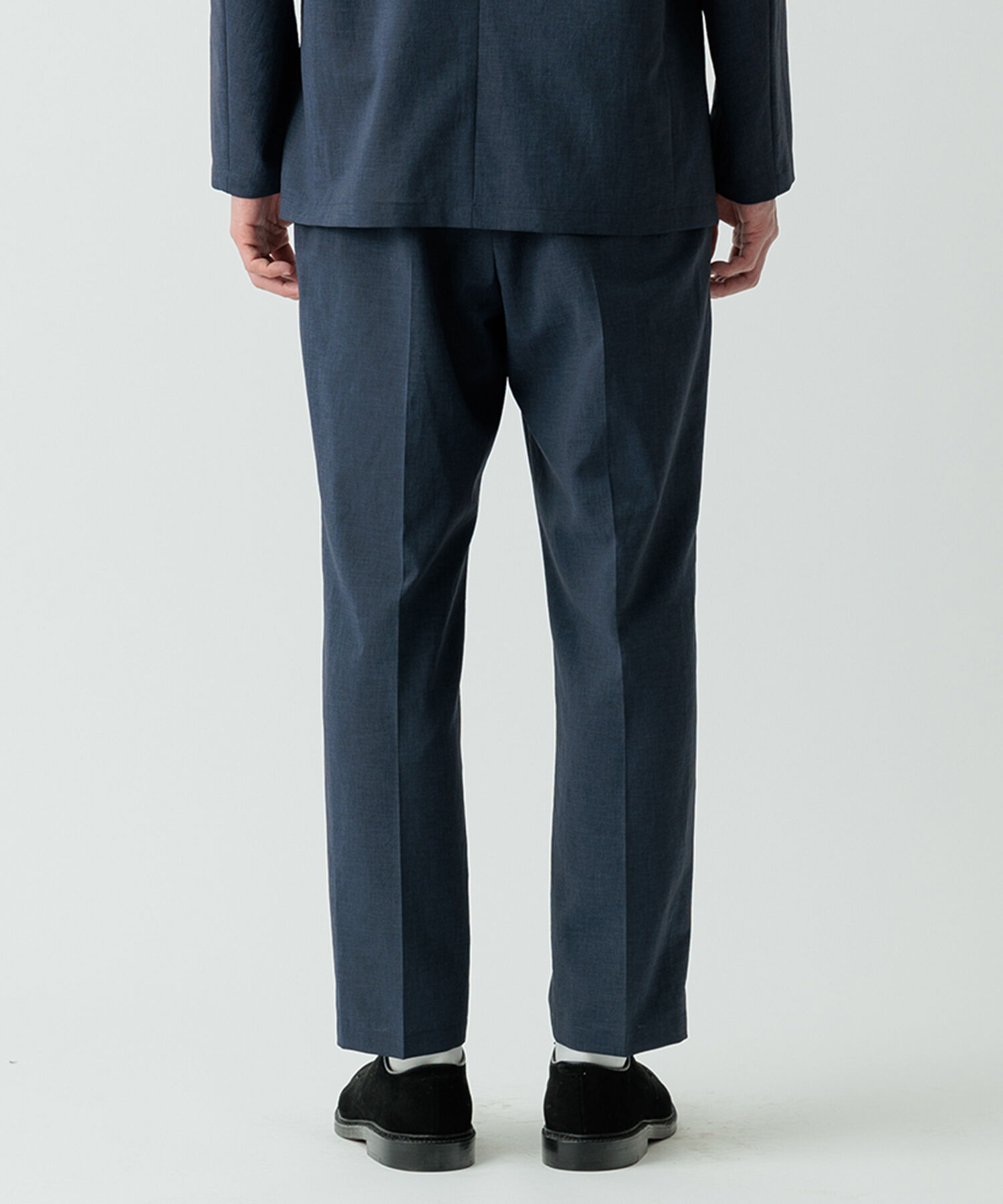 ADAM ET ROPE'「2点セット【RIRANCHA / リランチェ】セットアップ / ノーカラージャケット＆イージーパンツ / イージーケア」|スーツ|